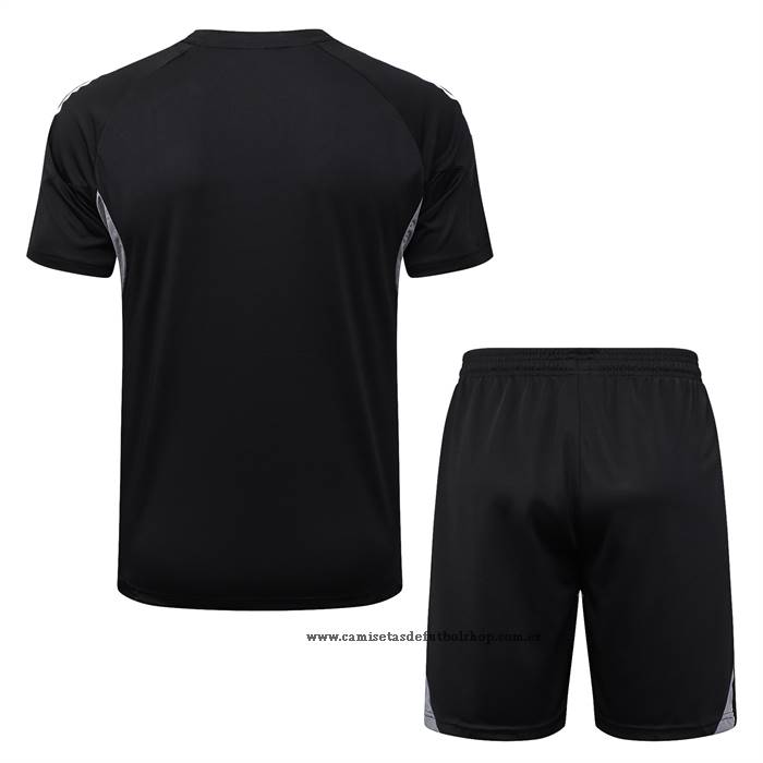 Chandal del Argentina 25-26 Manga Corta Negro - Pantalon Corto